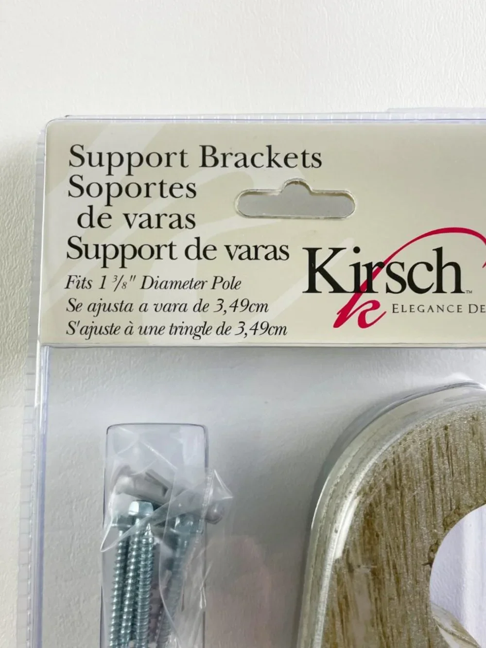 Kirsch Support Brackets For 1 3/8